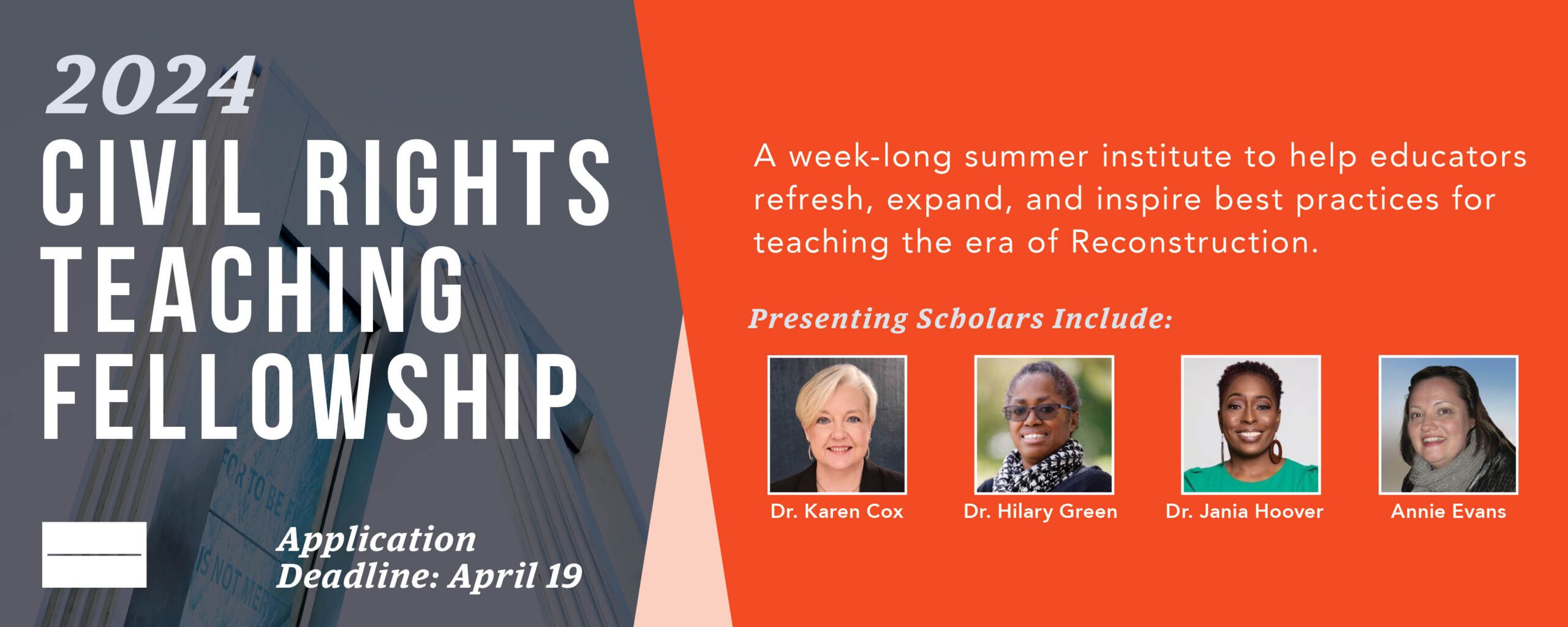 2024 Teaching Fellowship NCCHR