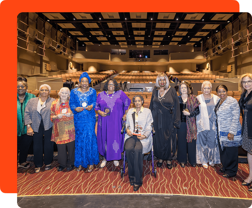 Power to Inspire event attendees in an auditorium