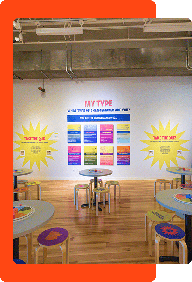 Everyone. Everywhere. exhibit at NCCHR