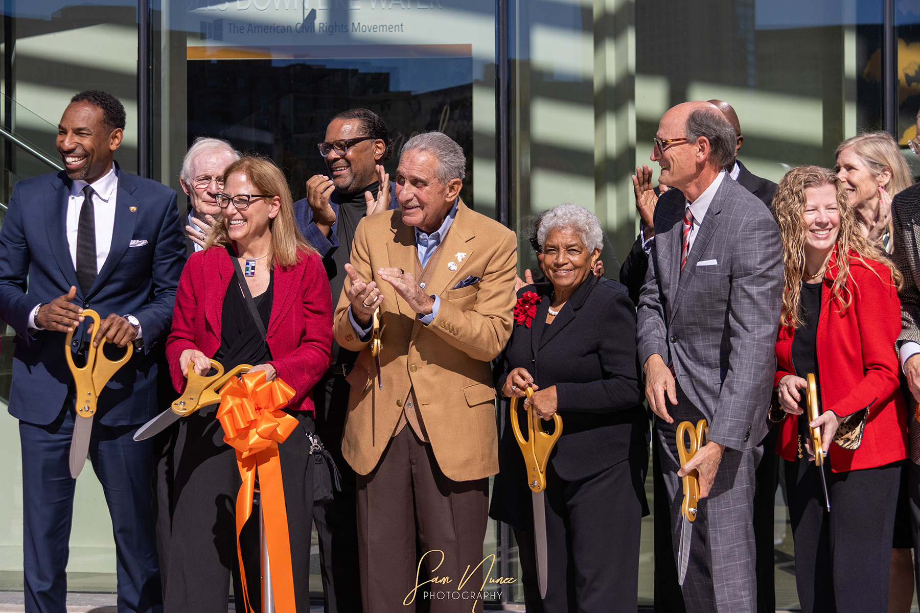 Notable attendees at the grand reopening for NCCHR