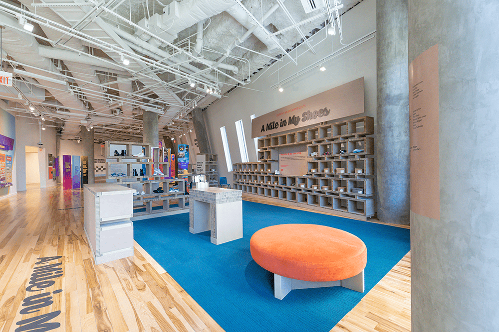 A Mile in My Shoes exhibit at NCCHR