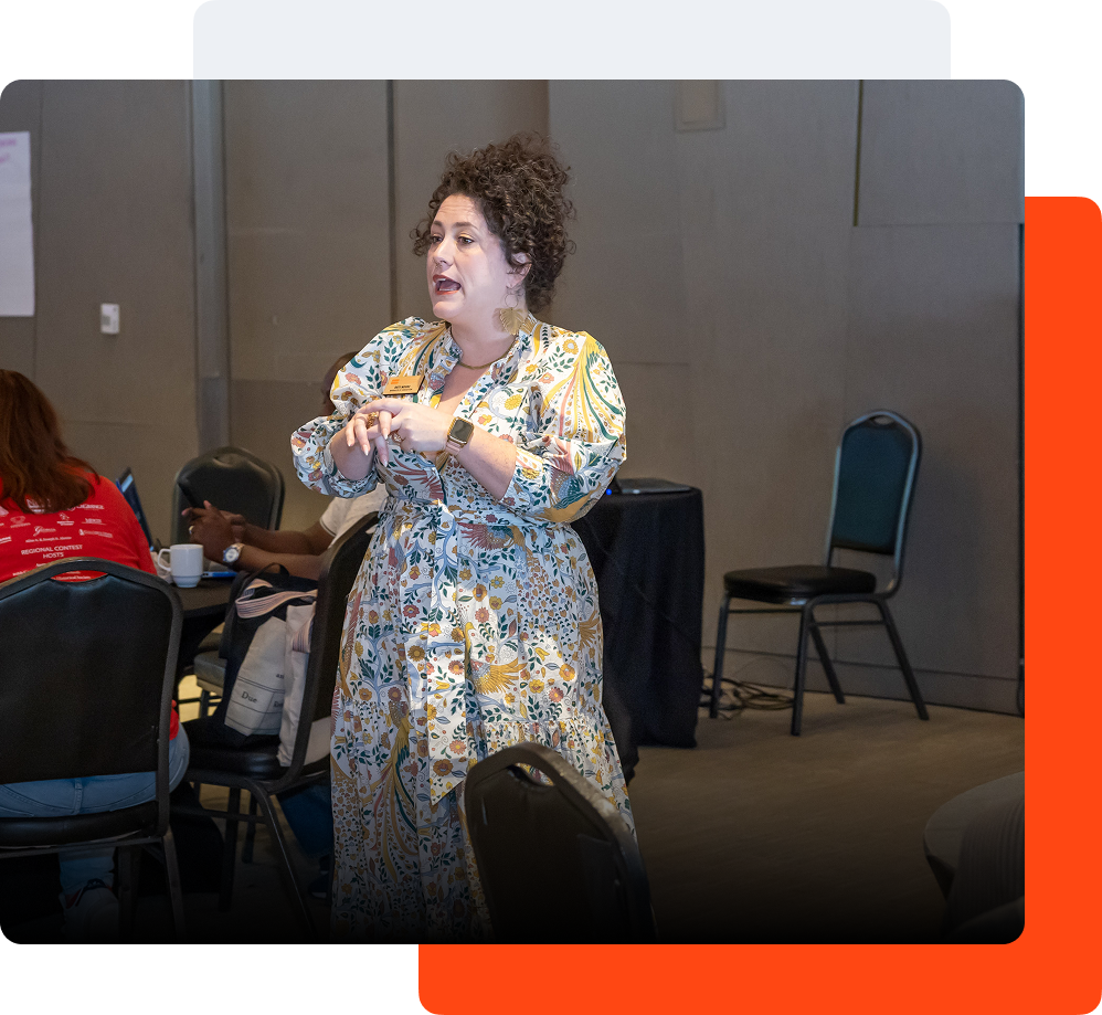 Education workshop instructor