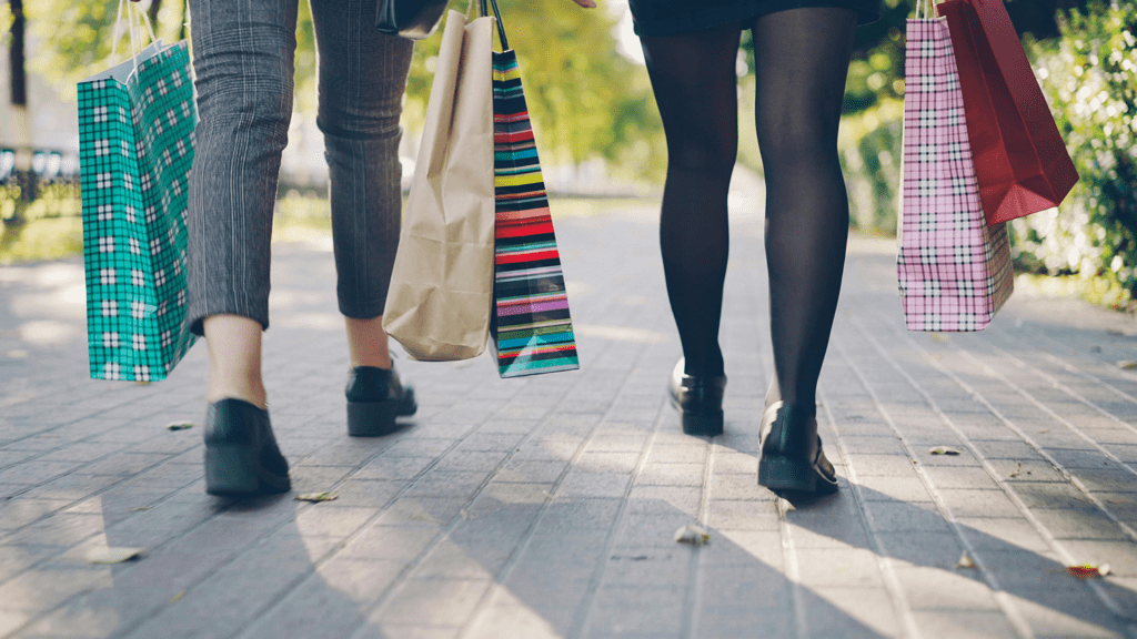 Women shopping