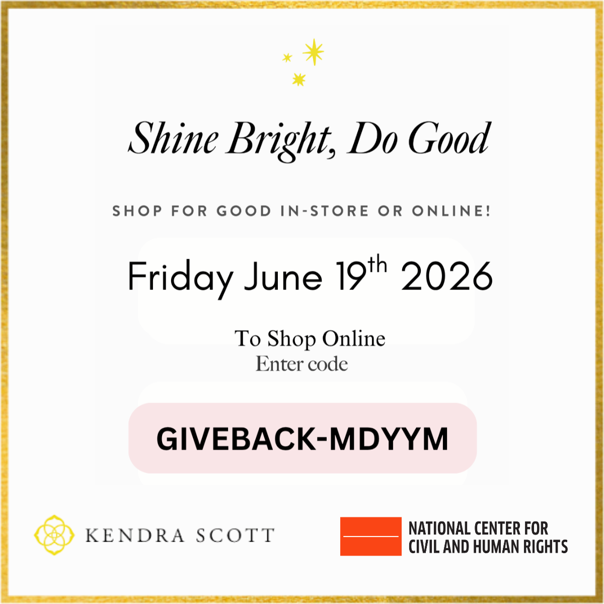 Kendra Scott Give Back