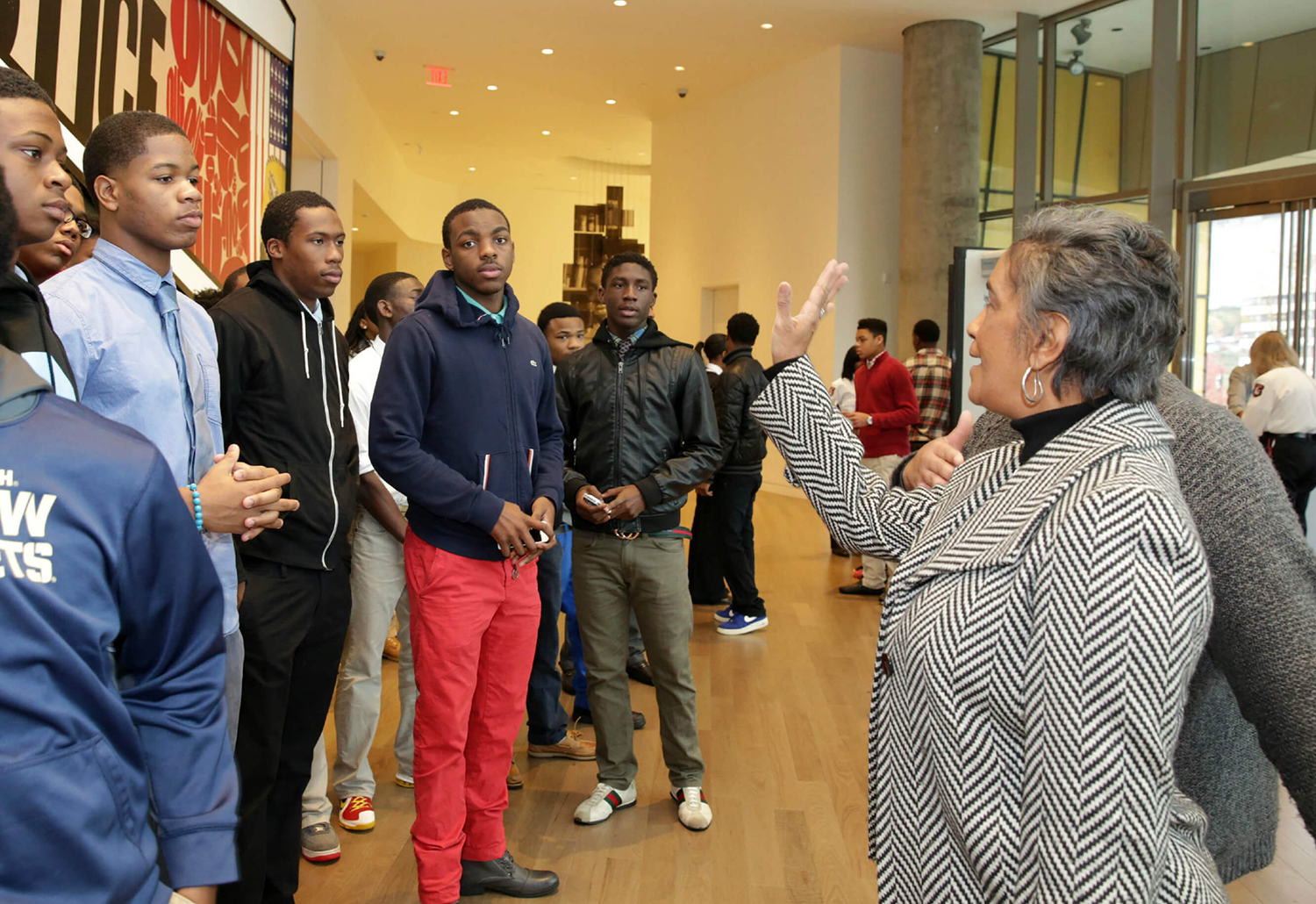 Teen students exploring NCCHR