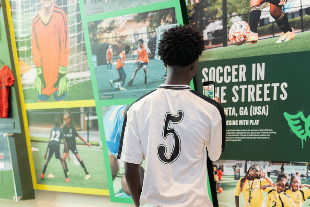 The People's Game: Soccer and Human Rights exhibit