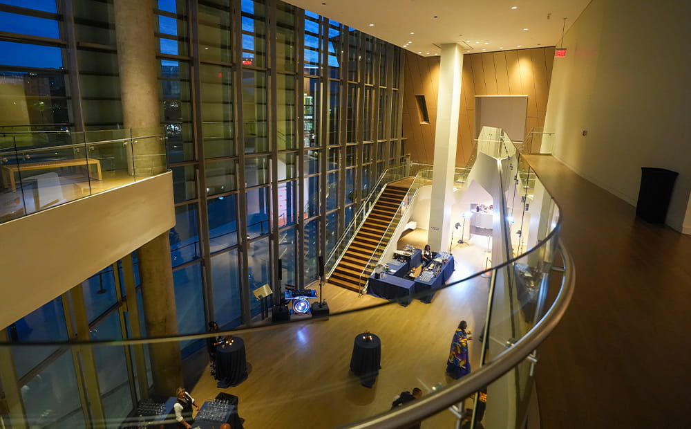 Main Lobby at dusk