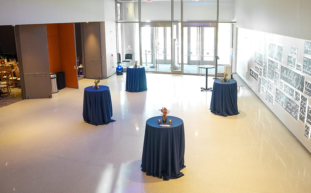 The pre-function lobby
