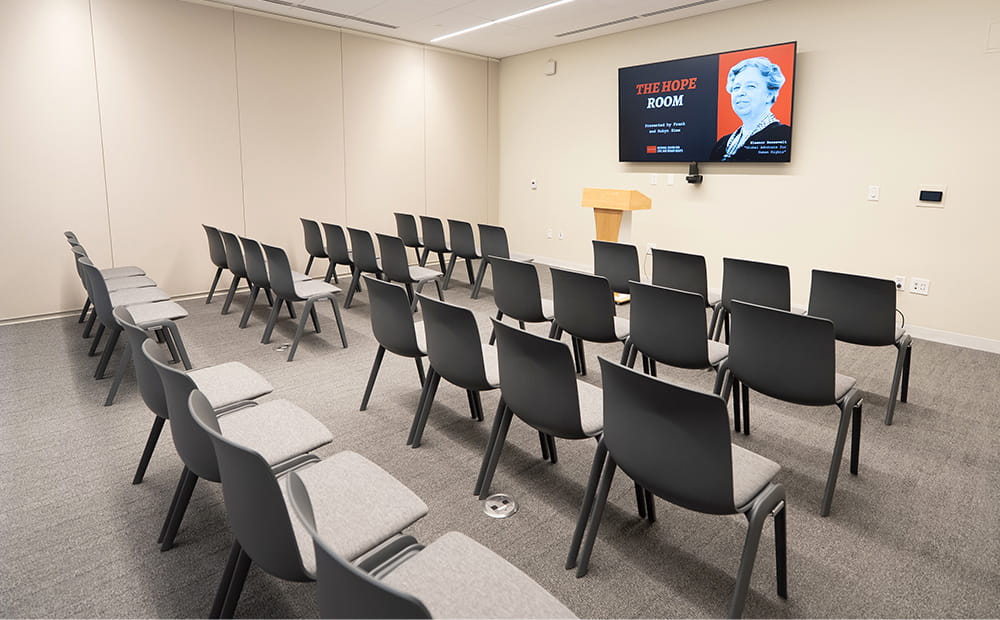 The Hope Classroom in the Shirley Clarke Franklin Pavilion