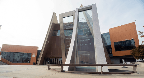 View of NCCHR in downtown Atlanta from outside