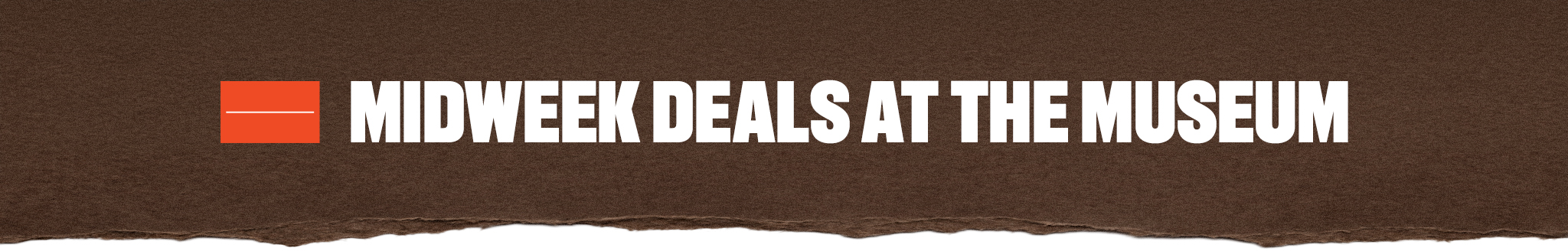 Midweek Deals at NCCHR promo banner